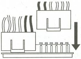 connector power supply AT